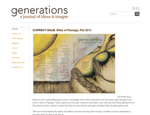 Tablet Screenshot of generationslitjournal.com